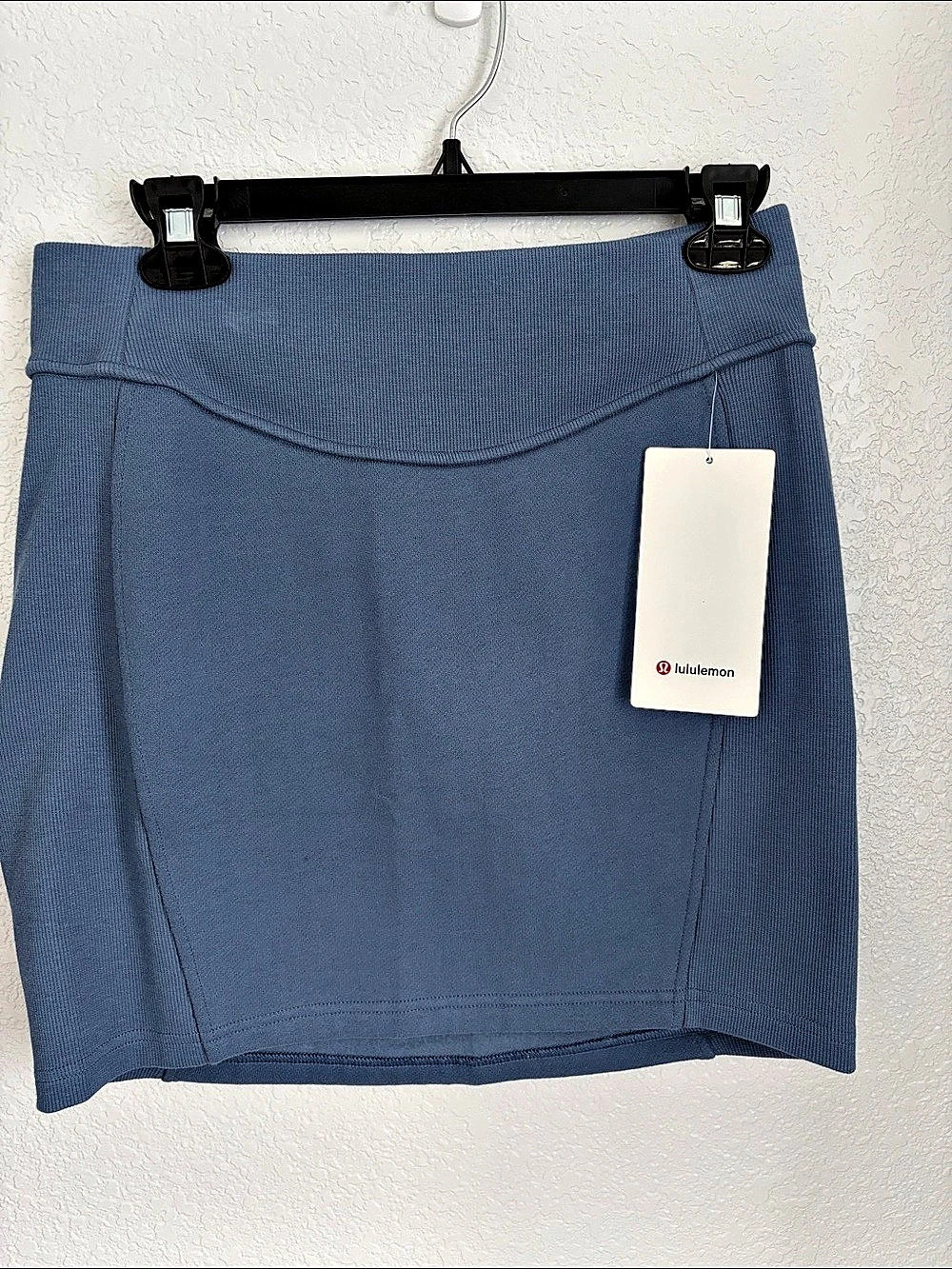 lululemon Scuba HR Mini Skirt Mini Skirt in Blue Size Medium NWT